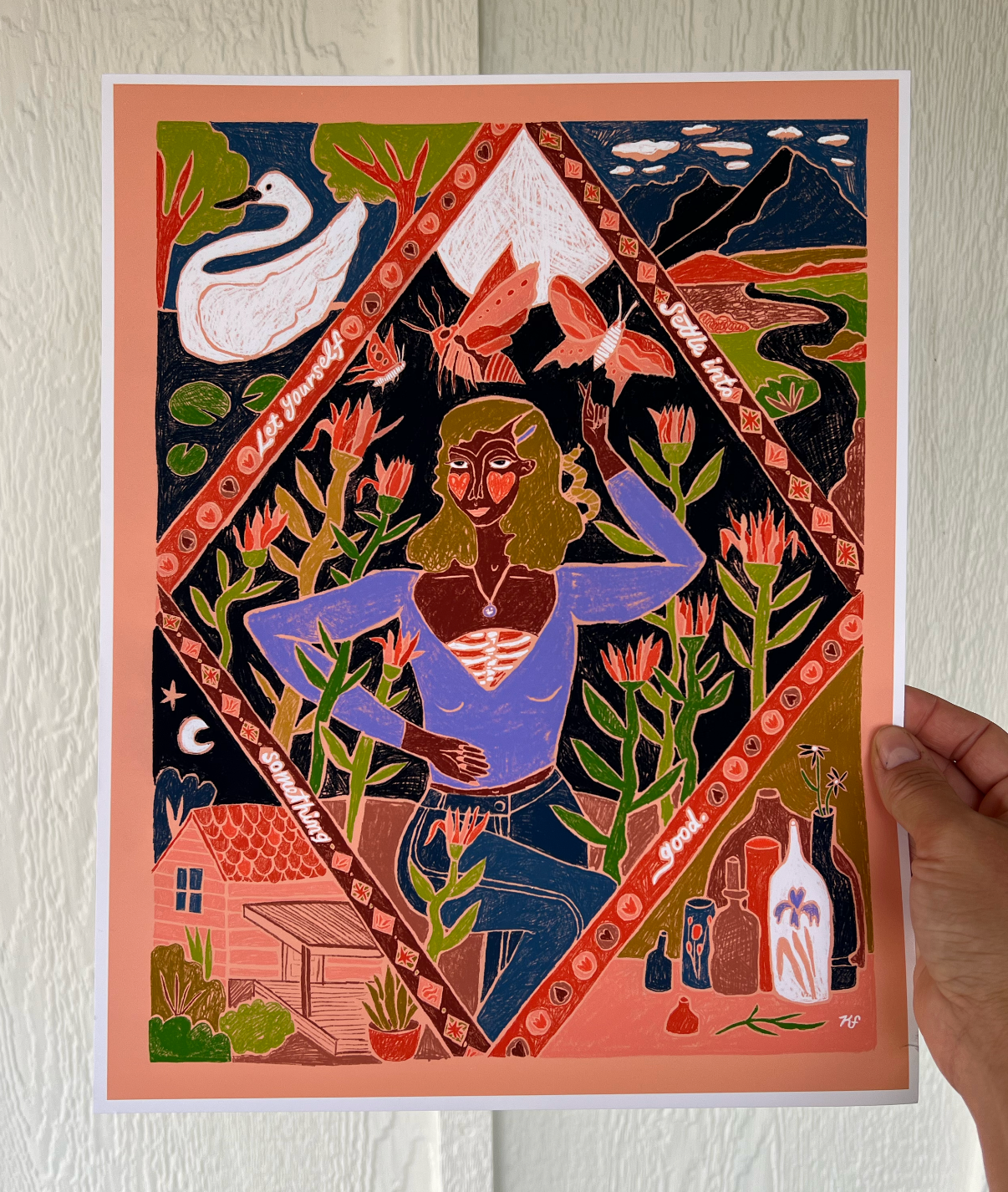 "Settle" Art Print