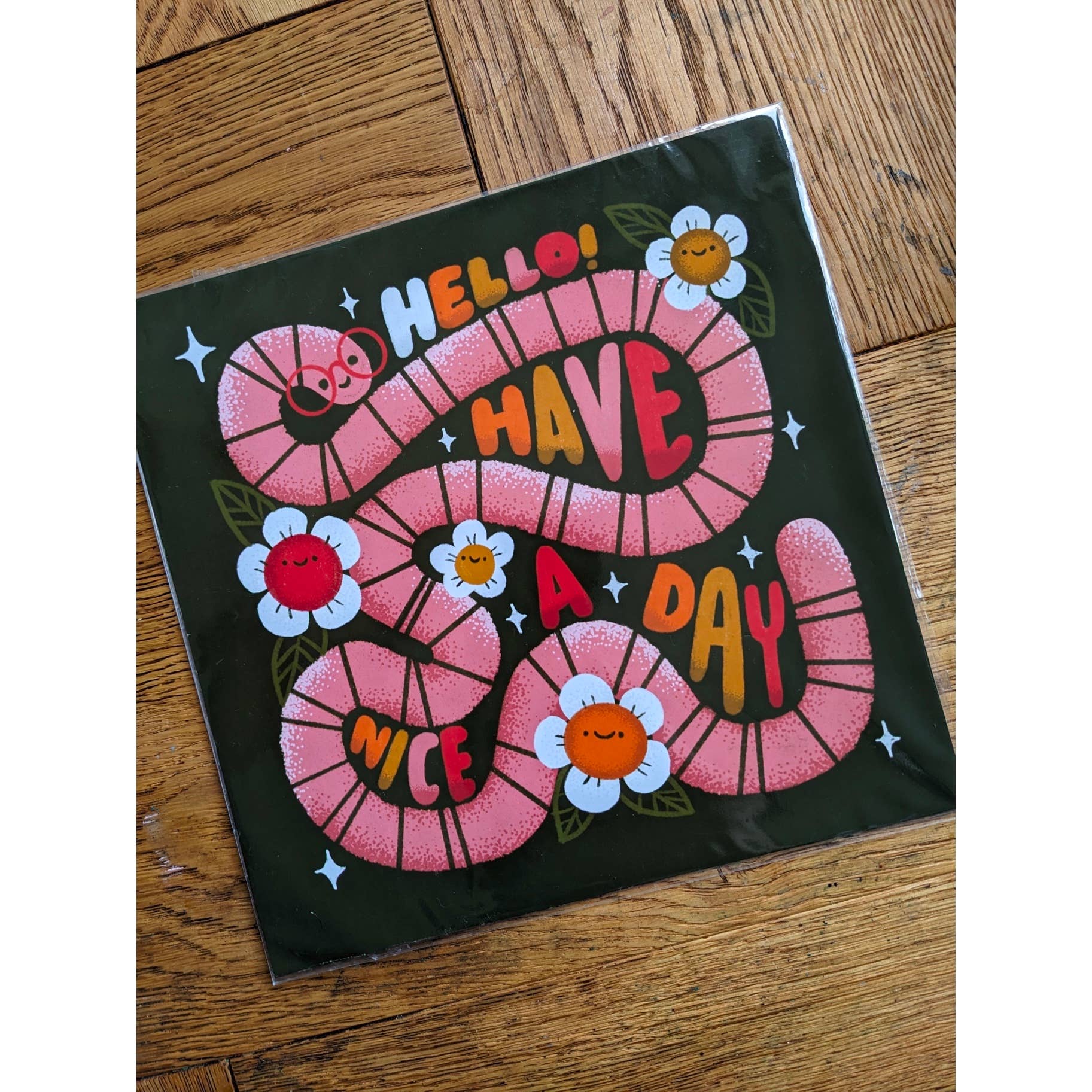 Square Art Print | Have a Nice Day Cute Wall Art