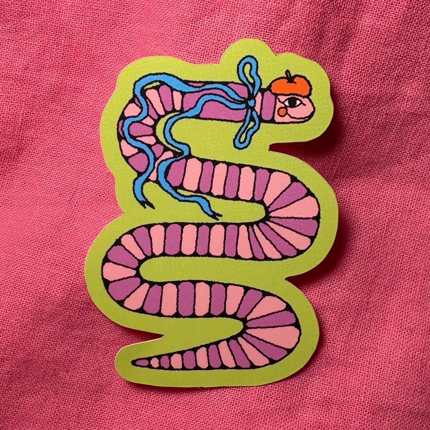 Sticker - Silly Worm