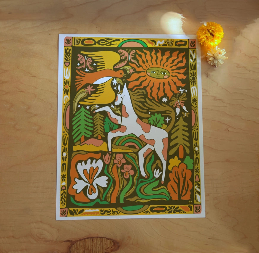 "Pony Show" Art Print