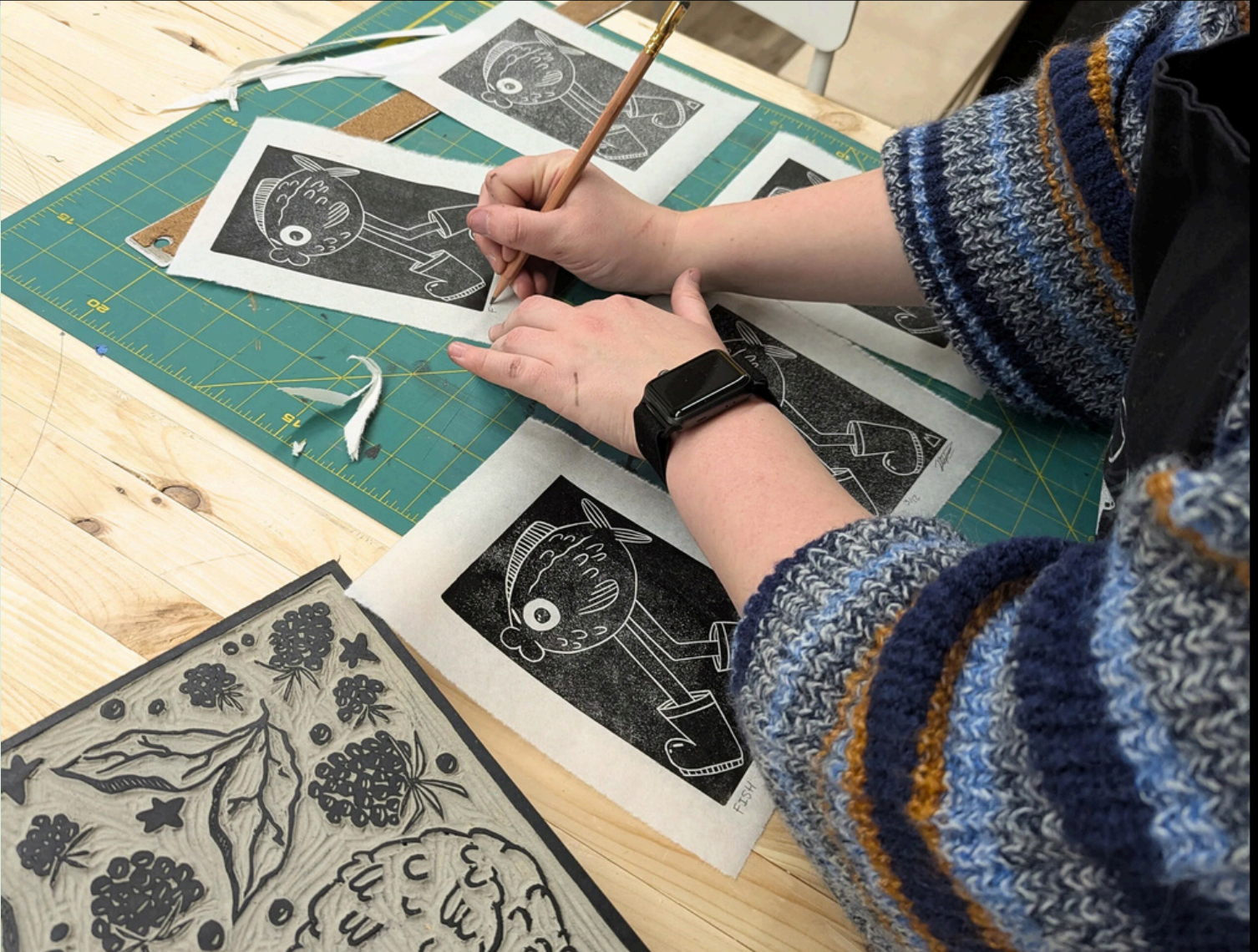 Stamp Printmaking with Margret Price - Sep 27th @10am