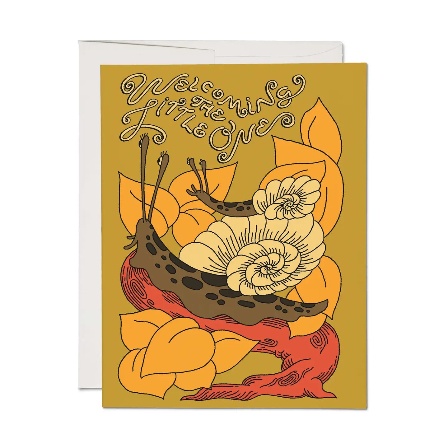 Welcome Little One greeting card: Single