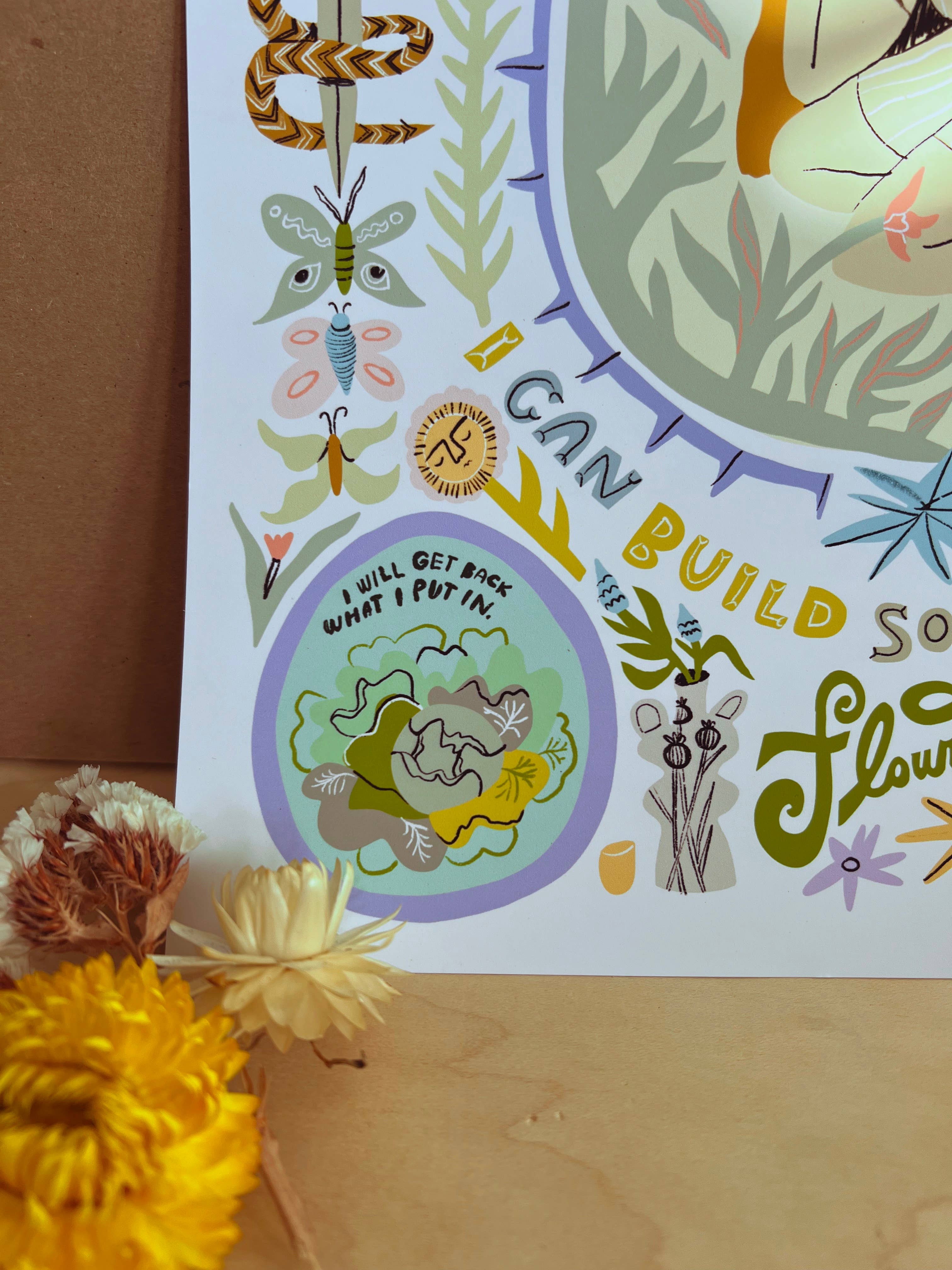 "Flourish" Art Print