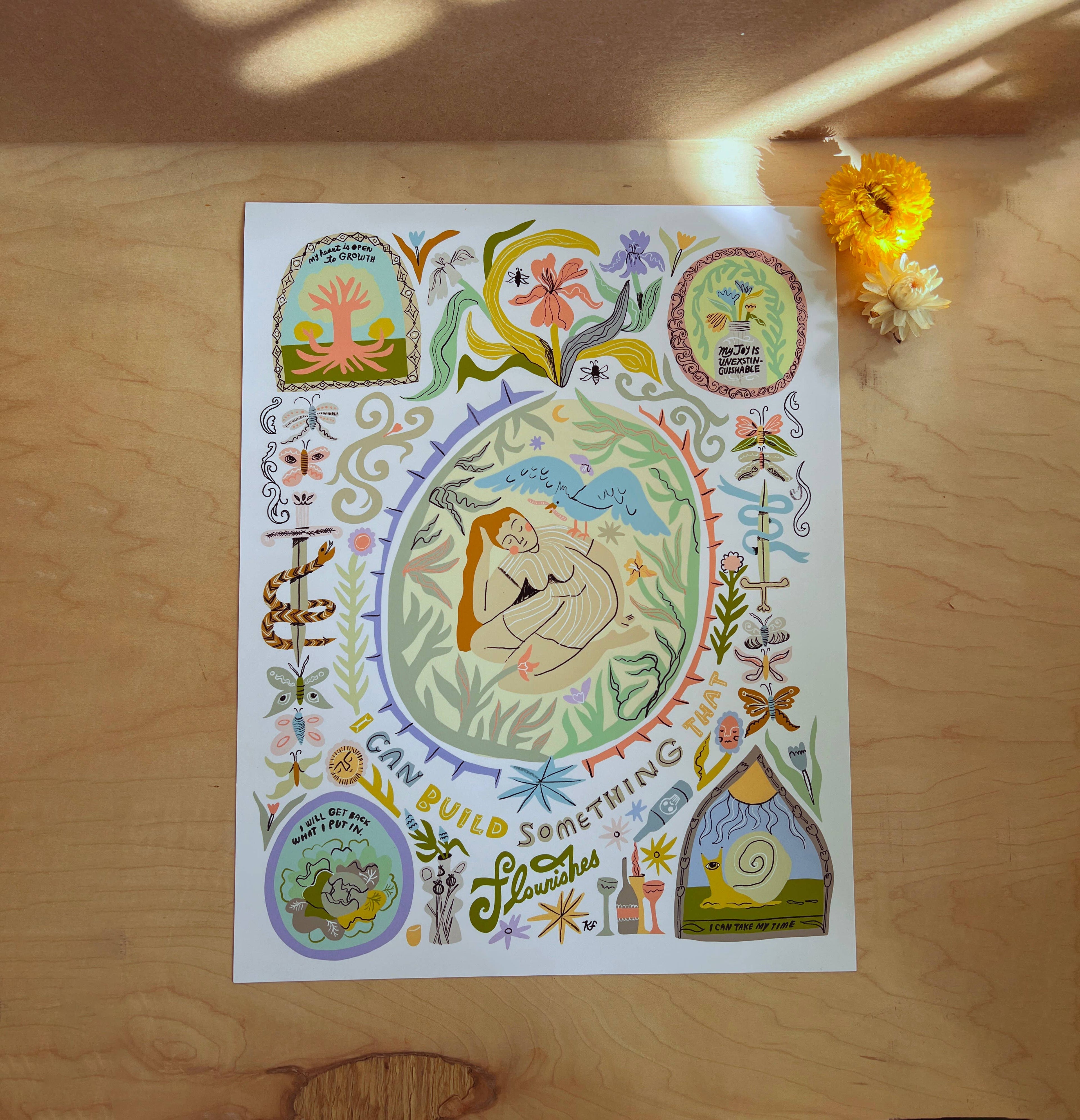 "Flourish" Art Print