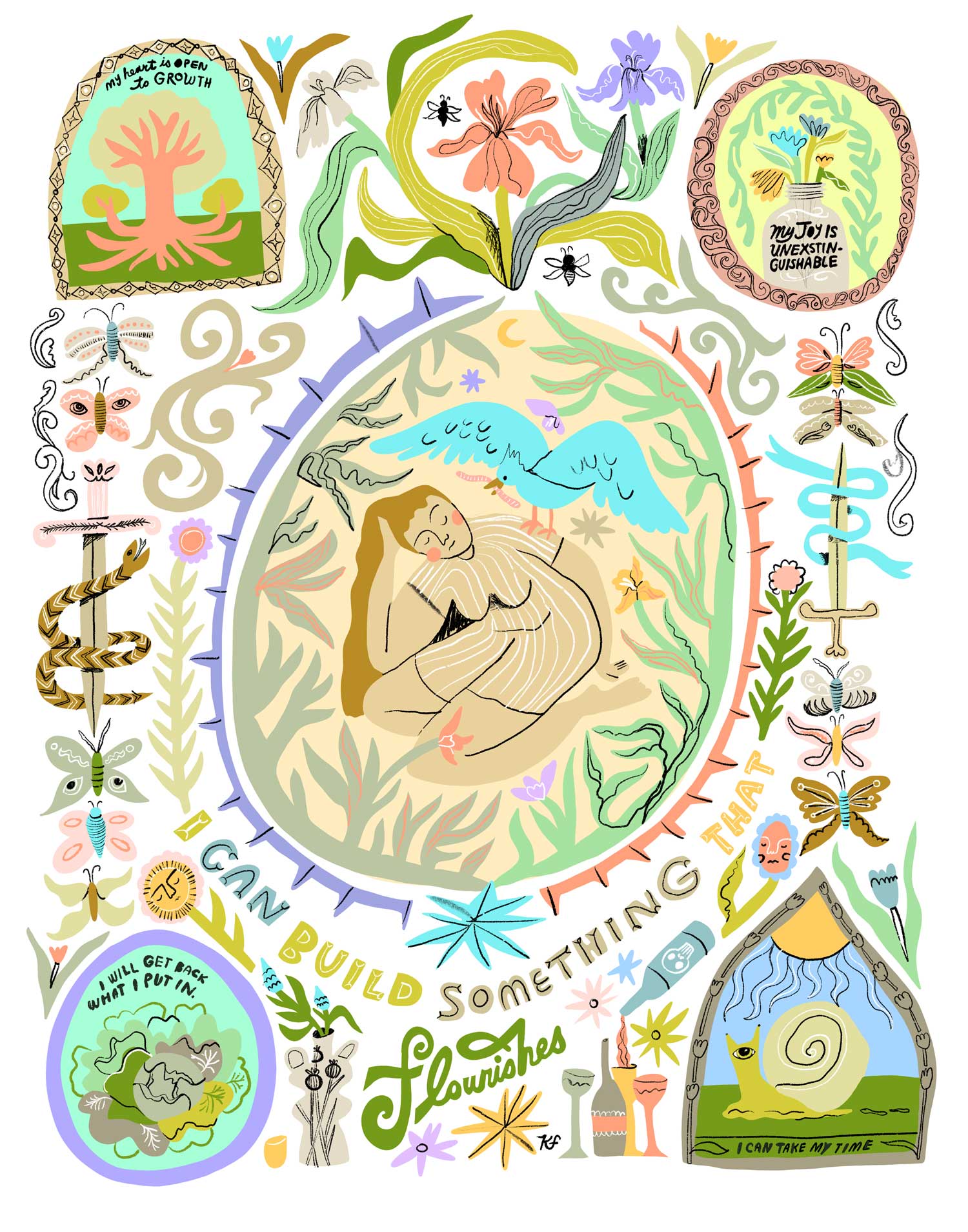"Flourish" Art Print