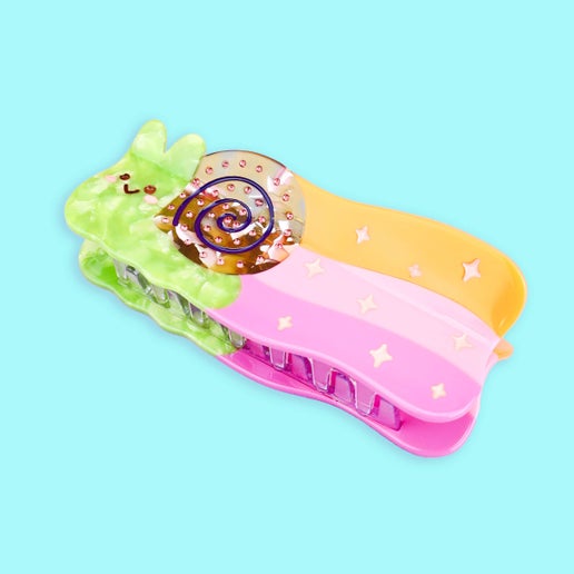 Rainbow Snail Hair Claw, Cute Hair Accessories, Hair Clips: Acetate