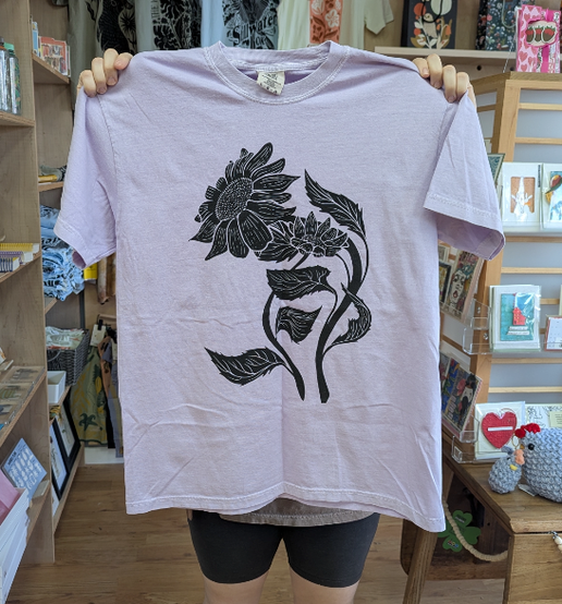 Flower T-shirt - Oddpaw illustration