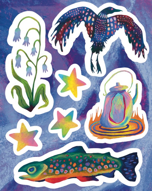 Sticker Sheet - Allie Pattern