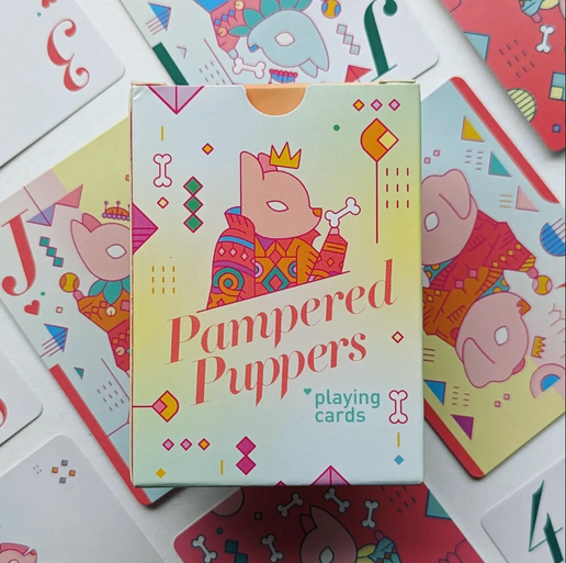 Pampered Pupper Playing Cards