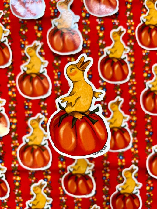 Tomatoduck sticker