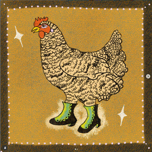 Chickn in boots